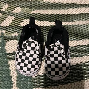 Crib size 2 Checkered Vans